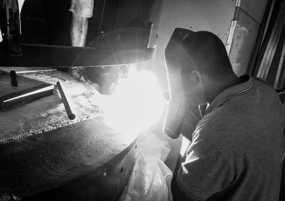 Montaggio in loco forno Ceky — fase 3