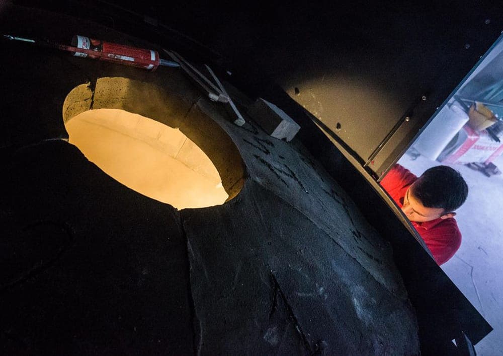 Montaggio in loco forno Ceky — fase 7