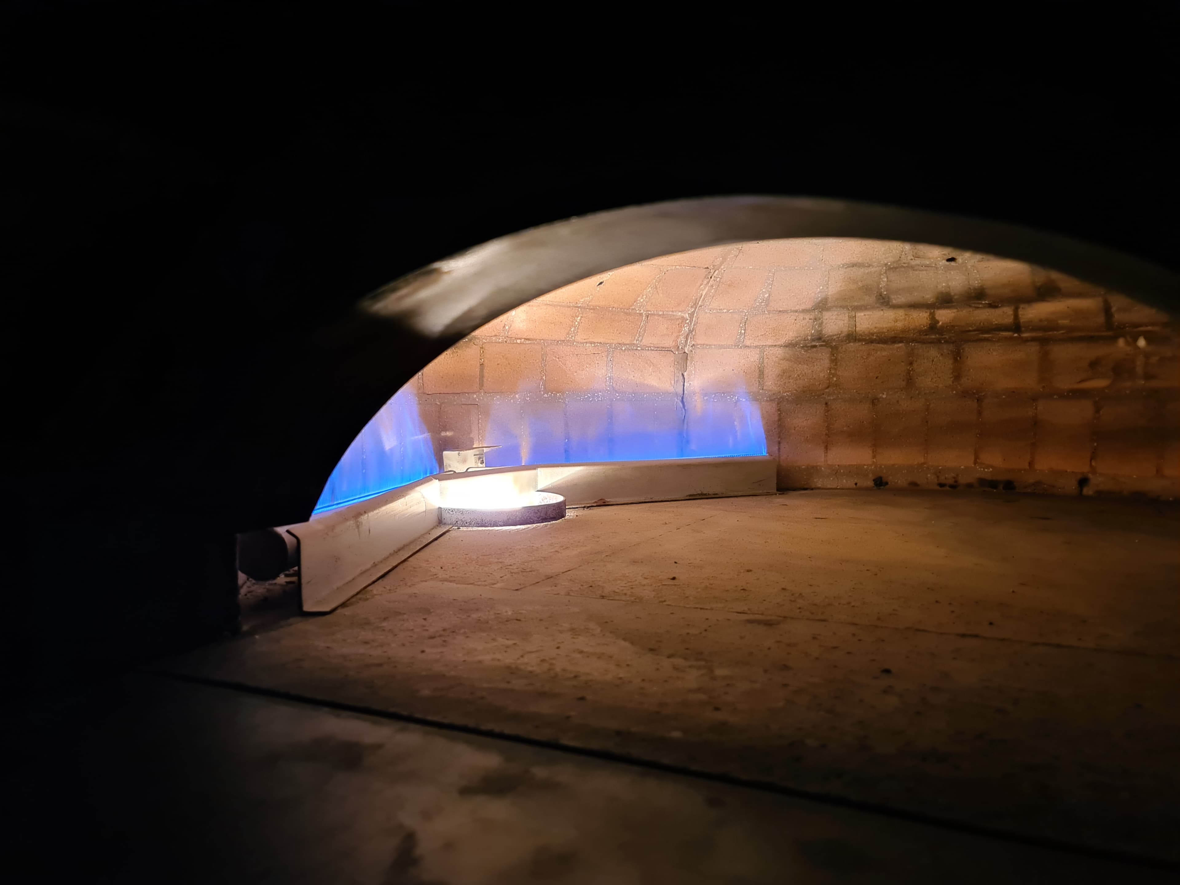 Forno Gas Sfera — camera di cottura